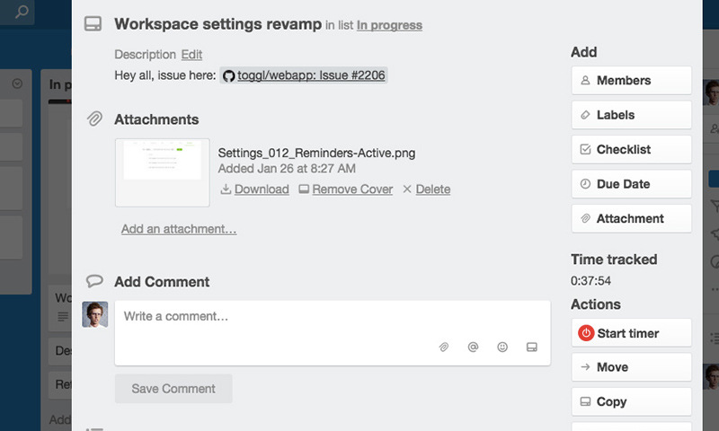 Trello and GitHub integration