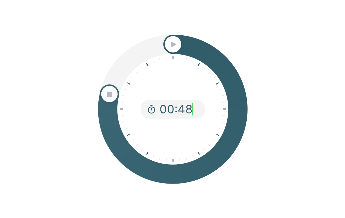 Enter time entries manually with Toggl Track Mobile