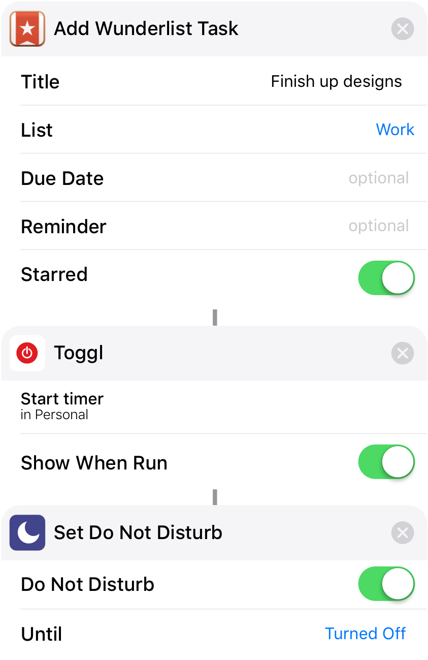 Use shortcuts with Toggl Track