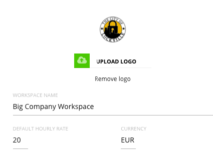 Assigning default billable rate to a workspace
