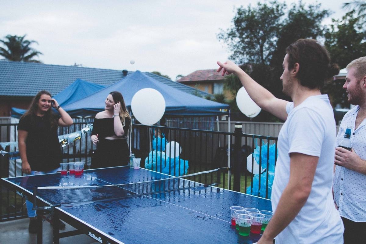 Team bonding with games and a ping pong table