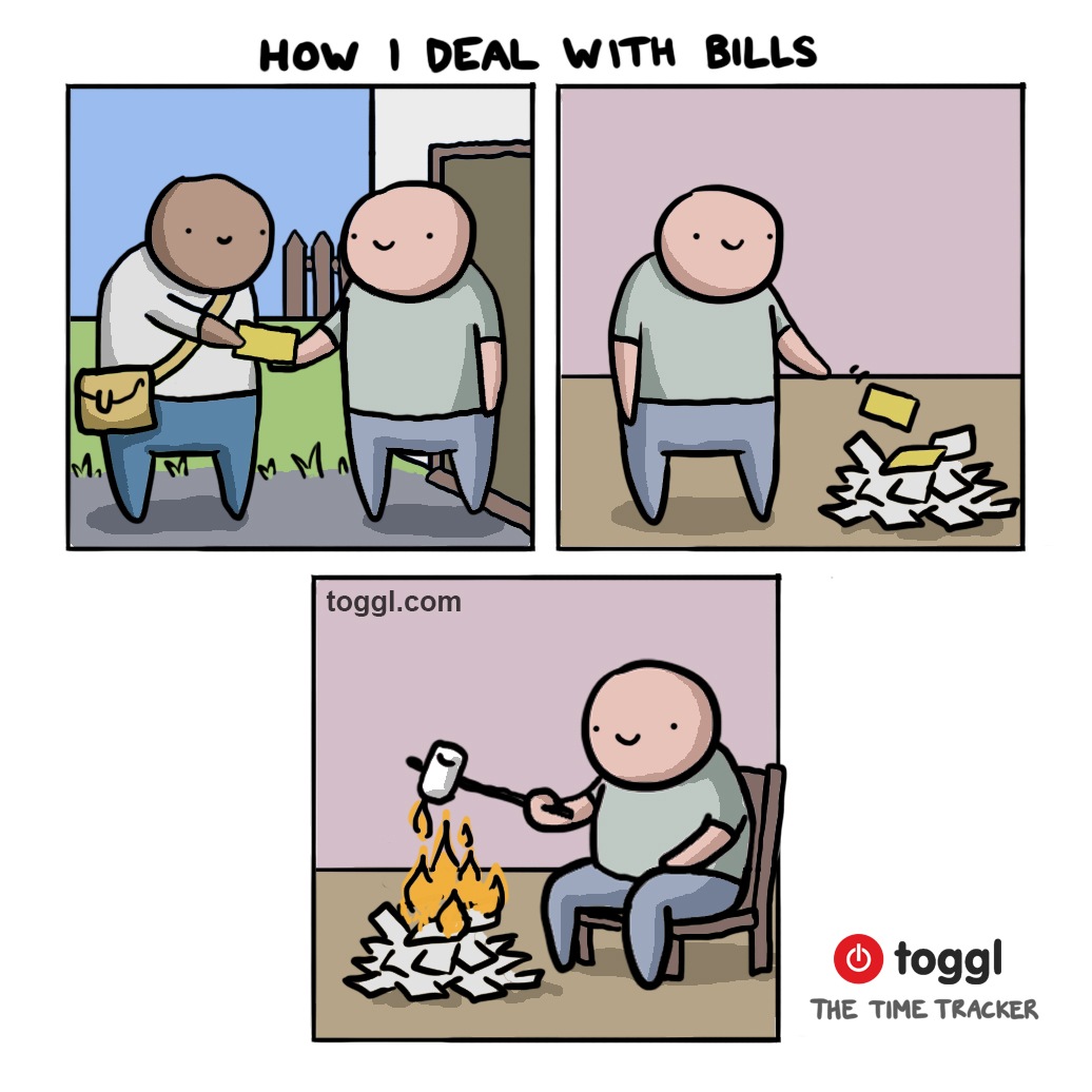 Dealing with Bills Comic
