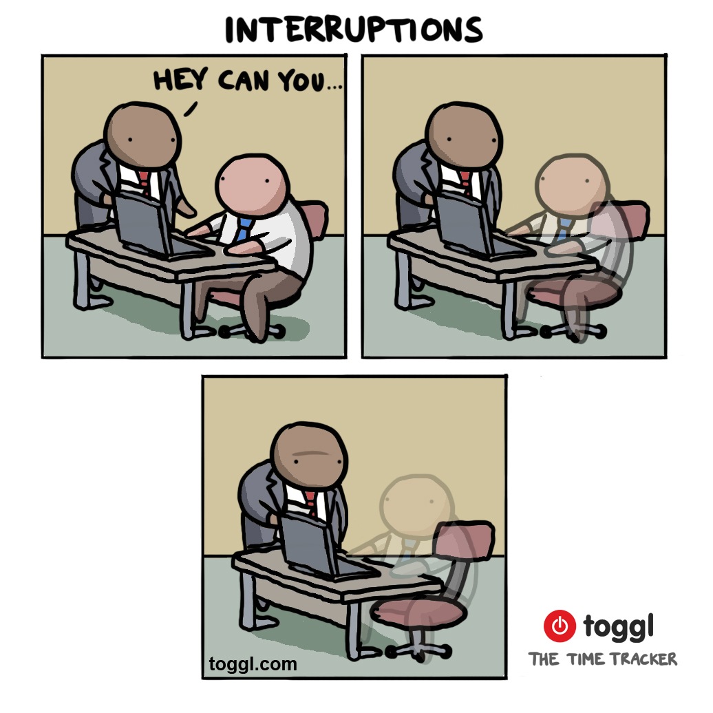 Handling Interruptions Comic