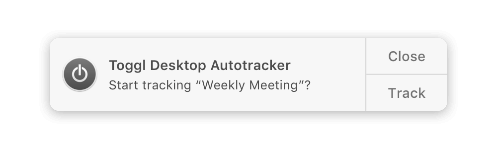 Desktop app autotracker