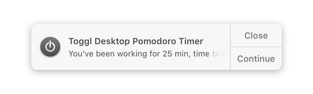 toggl track pomodoro