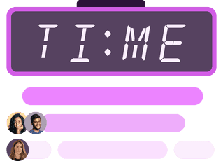 Icon showing that time tracking leads to better scheduling