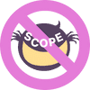 Icon of a monster indicating scope creep, and the stop sign over it