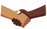 Illustration of a handshake