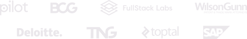 Companies that use Toggl Track: pilot.com, BCG, FullStack Labs, WilsonGunn, Deloitte, TNG, Toptal, SAP