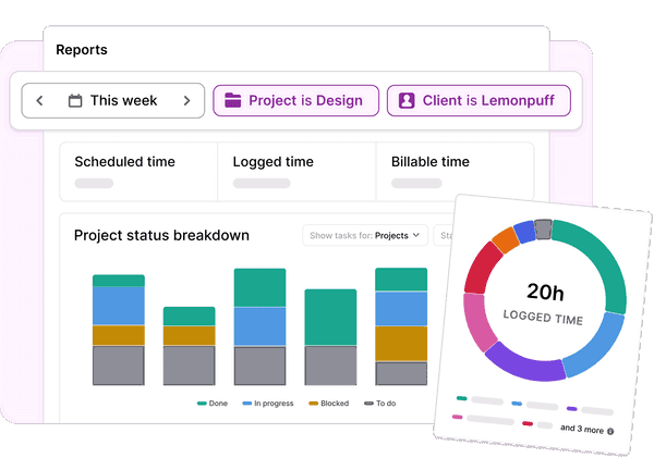 Toggl 2.0 reports that will help with capacity and project planning