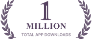 1 million downloads badge