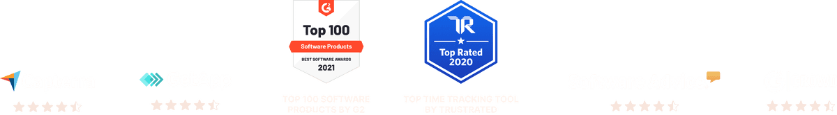 Toggl Track reviews: 4.5 out of 5 stars in Capterra, GetApp, Software Advice and GCrowd