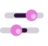Illustration of a dial at its maximum