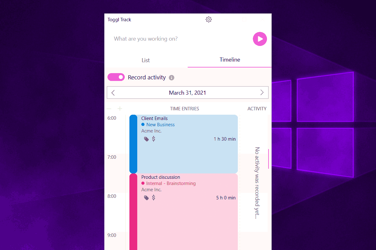 Free Timer App for Windows Desktop