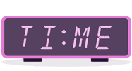 Icon a digital clock