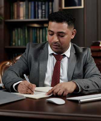 Photo of man in office
