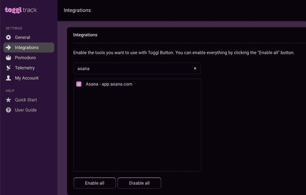 Trackingtime Integration With Asana Pitchres
