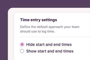 Duration-only time tracking feature image