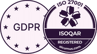 Security badges: GDPR and ISO 27001 certification
