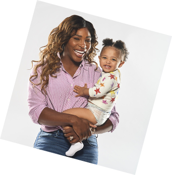Serena & her daughter Olympia