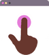 Illustration of a hand clicking on a button