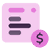 Icon for invoicing