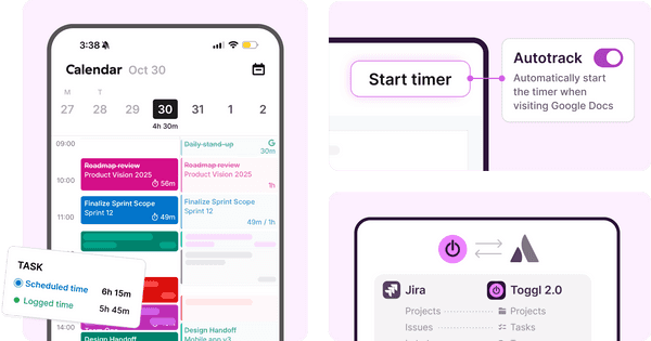 Toggl 2.0 apps