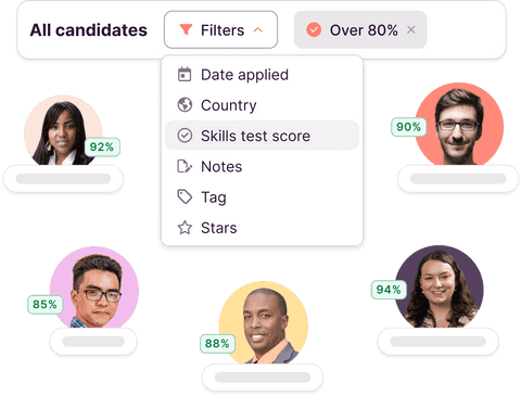 Get the top candidates with Toggl Hire