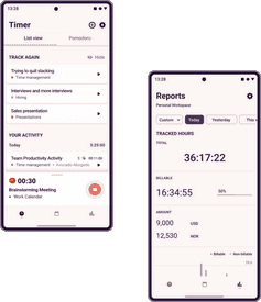 Free Time Tracking App for Android | Toggl Track