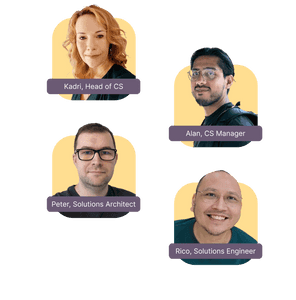 Toggl Track's customer success team for onboarding and custom solutions