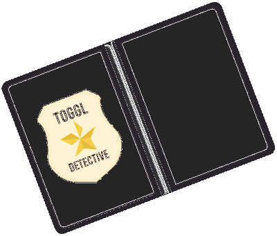 Detective ID badge