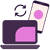 Icon for cloud-based time tracking