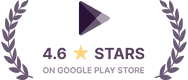 4.6 stars out of 5 on Google Play Store from 24,000+ reviews